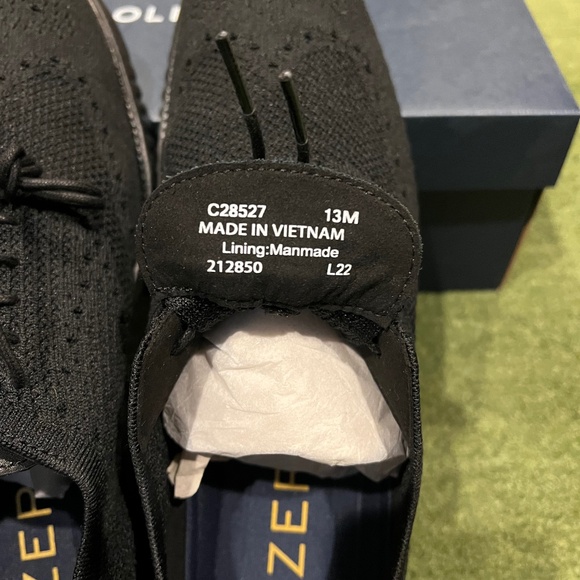 Men's 2.ZERØGRAND Stitchlite™ Wingtip Oxfords Size 13M - NIB - Picture 5 of 7